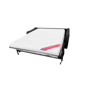 DIVA SALON Nassau Canapé Convertible 3 Places Gris Ardoise Matelas Dunlopillo 140 cm