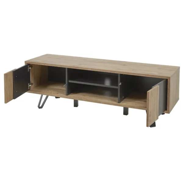 ALTOBUY Ensemble Salon Meuble TV + Table Basse Piètement Métal à - Carson – Image 6