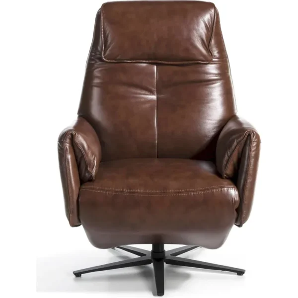 Fauteuil Cuir Marron 79x83x108cm – Image 6