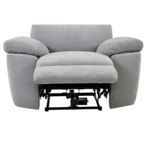 Fauteuil relax électrique ORION tissu gris clair