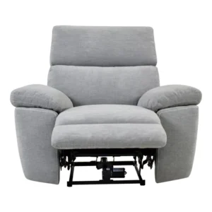 Fauteuil relax électrique ORION tissu gris clair