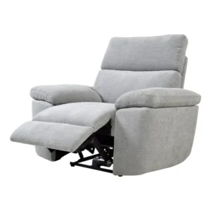 Fauteuil relax électrique ORION tissu gris clair