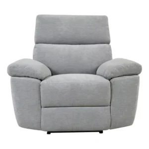 Fauteuil relax électrique ORION tissu gris clair