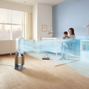 Purificateur Dyson Humidify+Cool Formaldehyde PH04 Blanc et Or