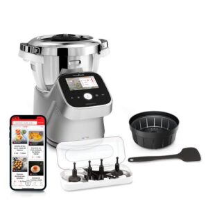 Robot cuiseur multifonction Moulinex i-Companion Touch Pro HF93EC 1550 W Argent