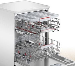 Lave-vaisselle pose-libre Bosch SMS6ECW27E Série 6 Blanc