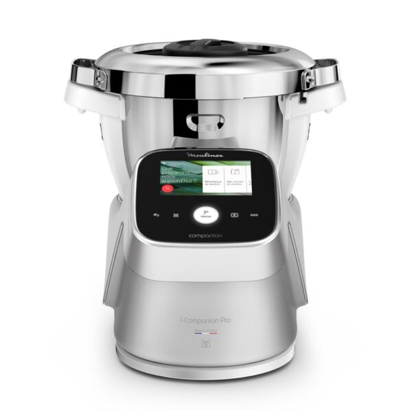 Robot cuiseur multifonction Moulinex i-Companion Touch Pro HF93EC 1550 W Argent