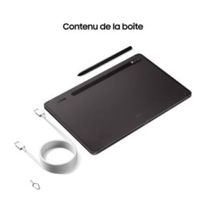 Tablette tactile Samsung Galaxy Tab S8+ 12.4" Wifi 256 Go Anthracite