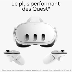 Casque réalité virtuelle et mixte Meta Quest 3, 512 Go