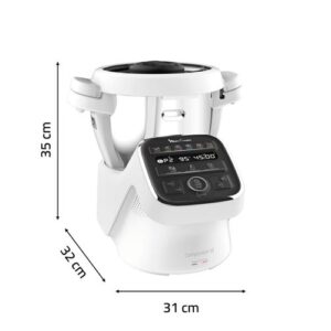 Robot cuiseur Multifonctions Moulinex Companion XL HF80DB10 1550 W Blanc